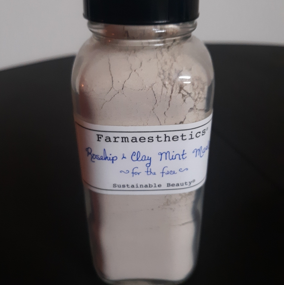 Farmaesthetics "Rosehip and Clay Soothing Facial Mask". 4 oz. size.